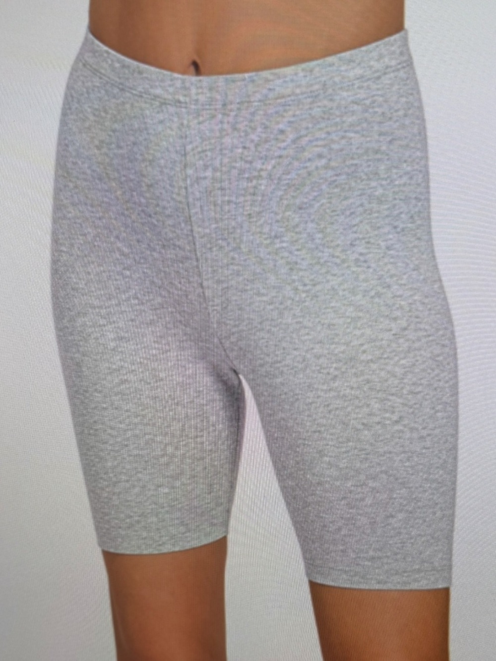 Z13 H GREY Zenana Premium Cotton Biker Shorts Various Sizes